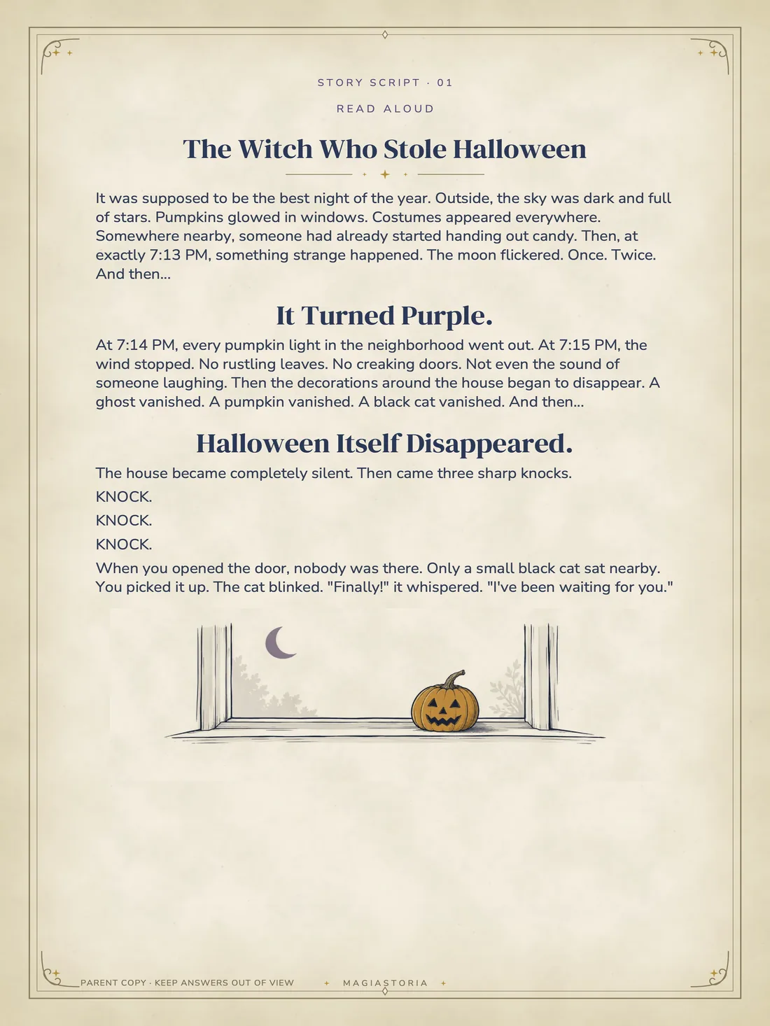 Preview page 2 of The Witch Who Stole Halloween